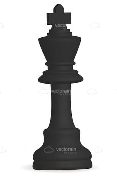 White Chess King Piece - Vectorjunky - Free Vectors, Icons, Logos and More