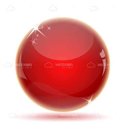 Glossy Red Ball - Vectorjunky - Free Vectors, Icons, Logos and More