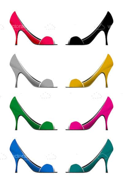 Petite Size Colourful Slinback Pumps by MIZCHI Pretty Small Shoes